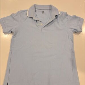 Uniqlo blue polo shirt. Size 5-6 kids.